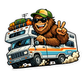 Bigfoot driving rv