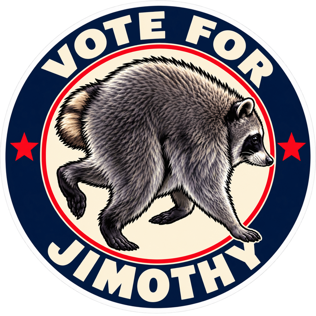 Vote for Jimothy Sticker